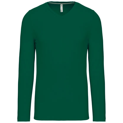 T-shirt V-hals lange mouwen