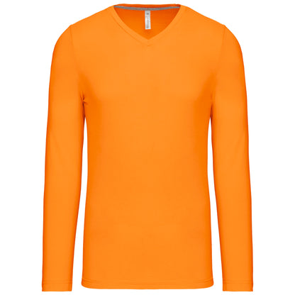 T-shirt V-hals lange mouwen
