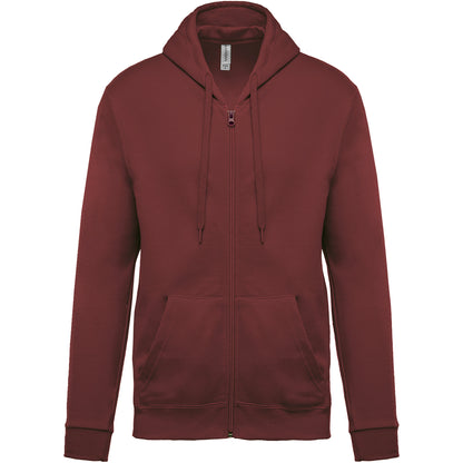 Sweater met rits en capuchon