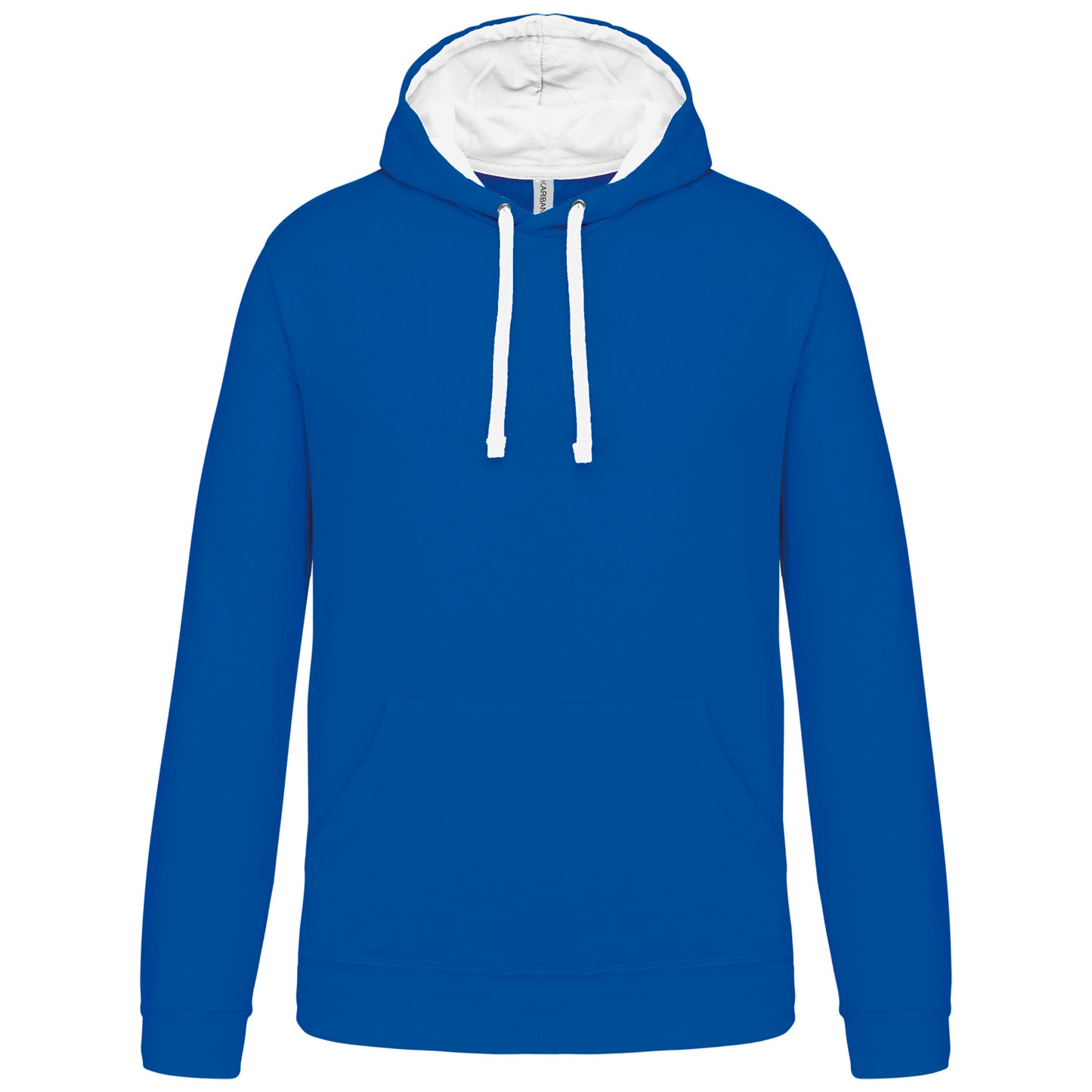 Hooded sweater met gecontrasteerde capuchon