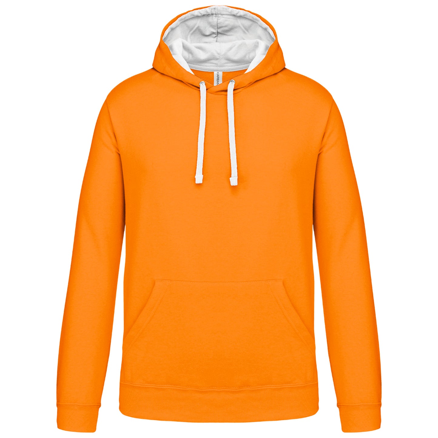 Hooded sweater met gecontrasteerde capuchon