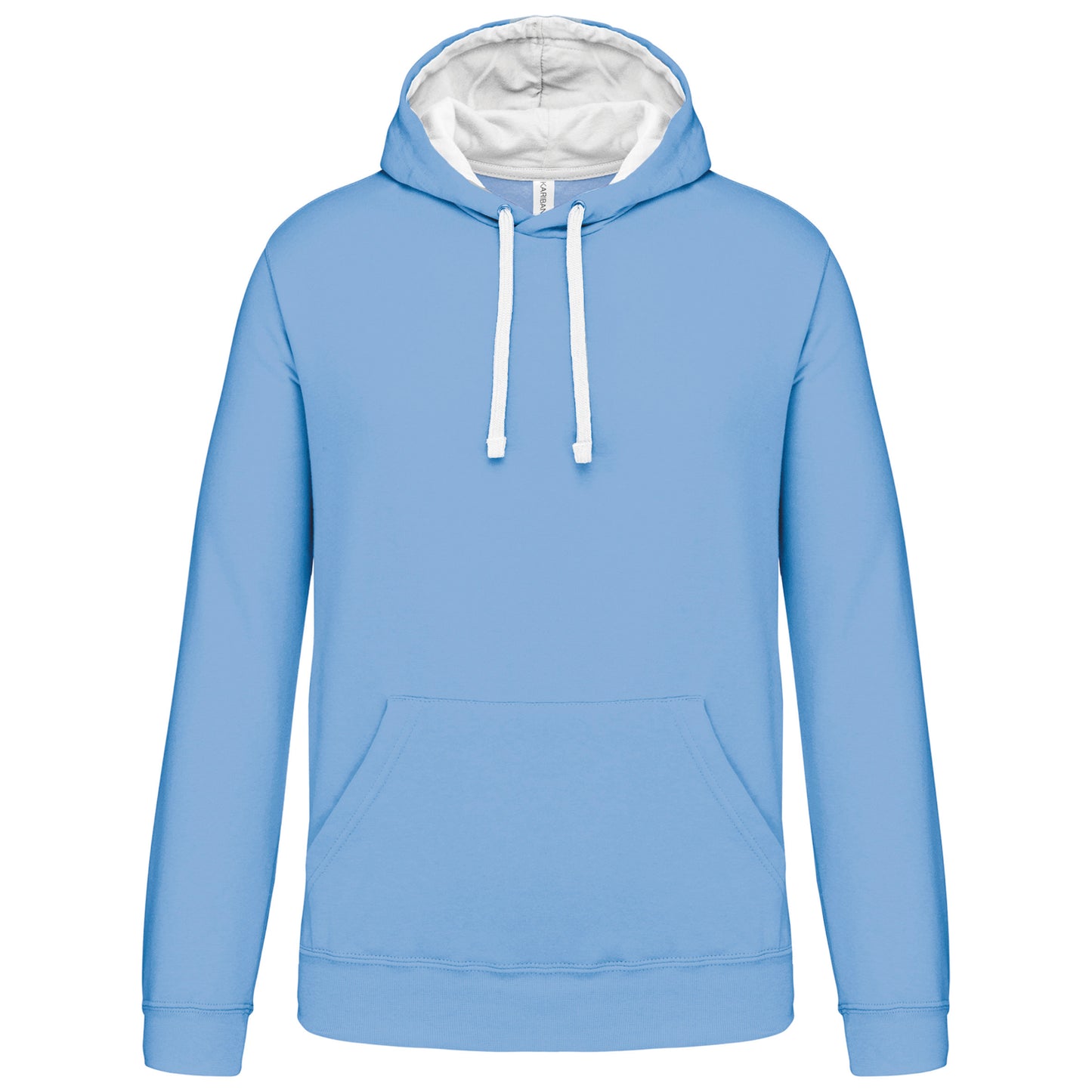 Hooded sweater met gecontrasteerde capuchon