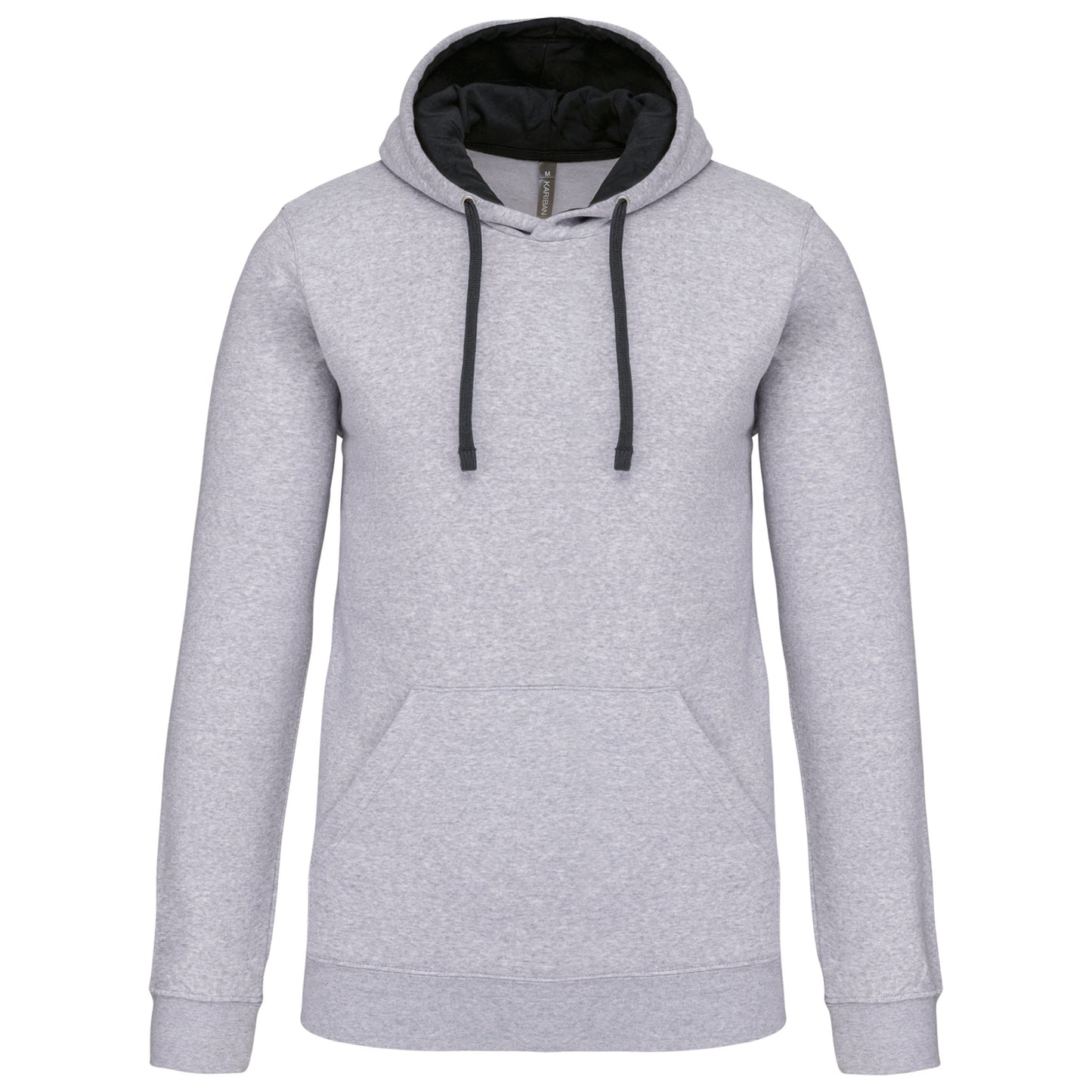 Hooded sweater met gecontrasteerde capuchon