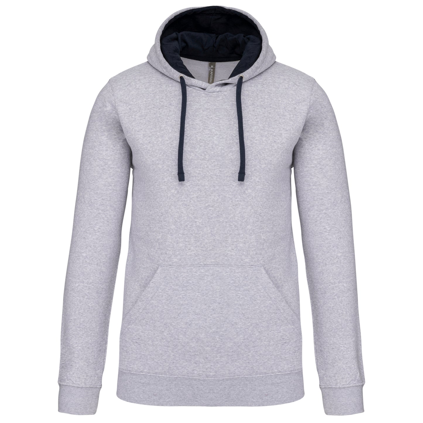 Hooded sweater met gecontrasteerde capuchon