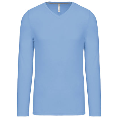 T-shirt V-hals lange mouwen
