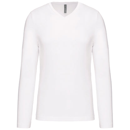 T-shirt V-hals lange mouwen