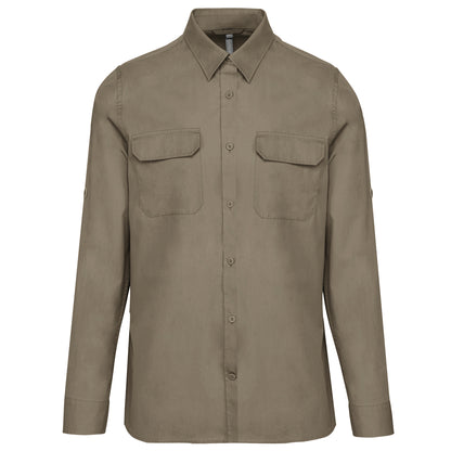 Overhemd safari lange mouwen