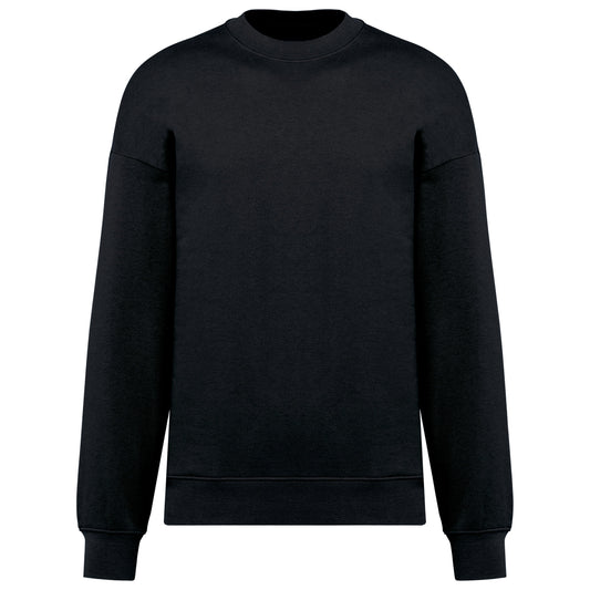 Ecologische oversized uniseks sweater met ronde hals