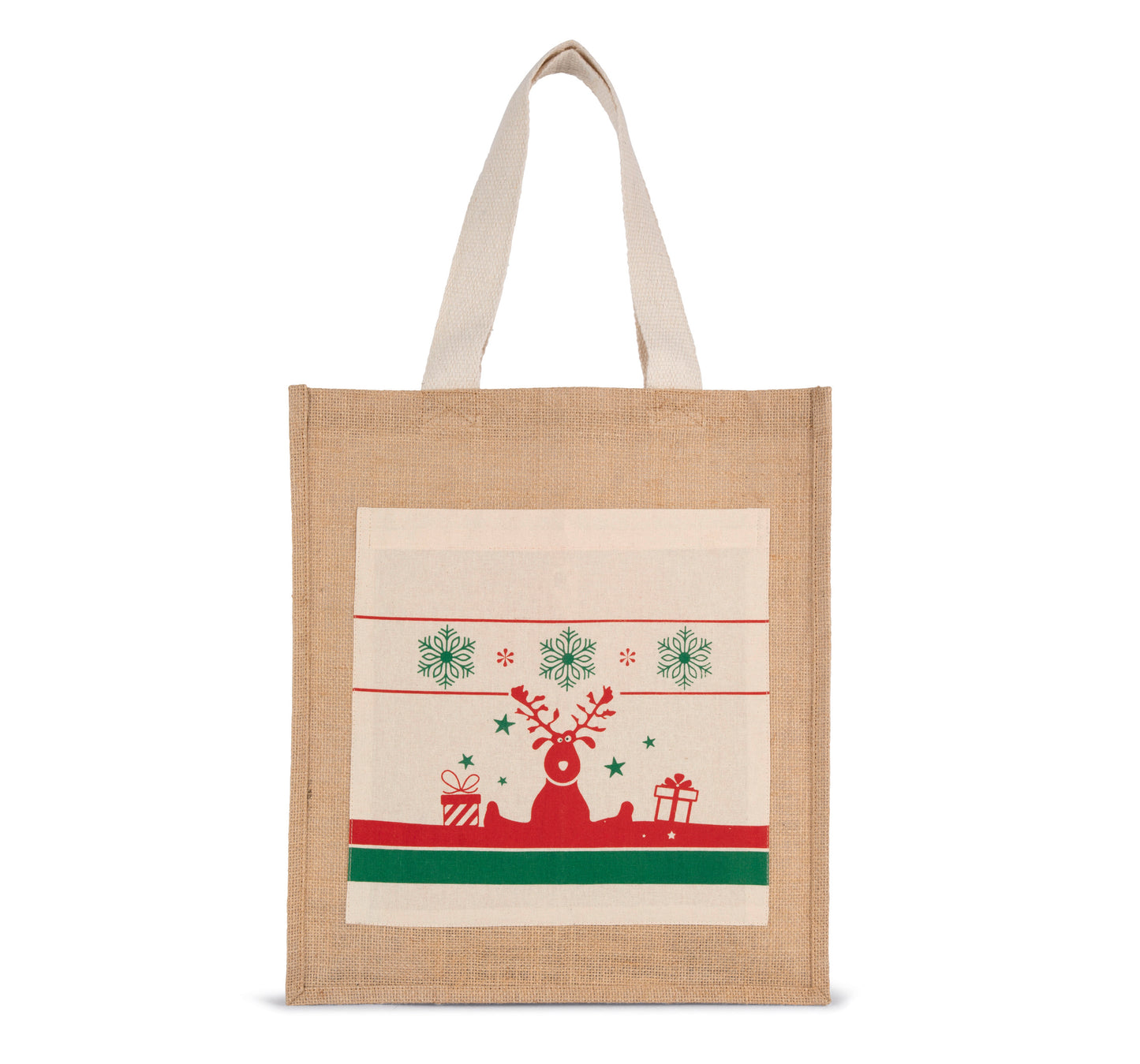 Shopper met kerstmotieven